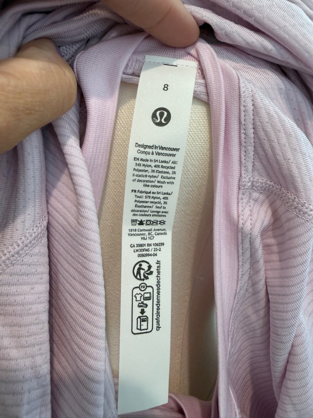 lululemon athletica Swiftly Tech Short Sleeve 2.0 in Light Pink Organza - Picture 3 of 5